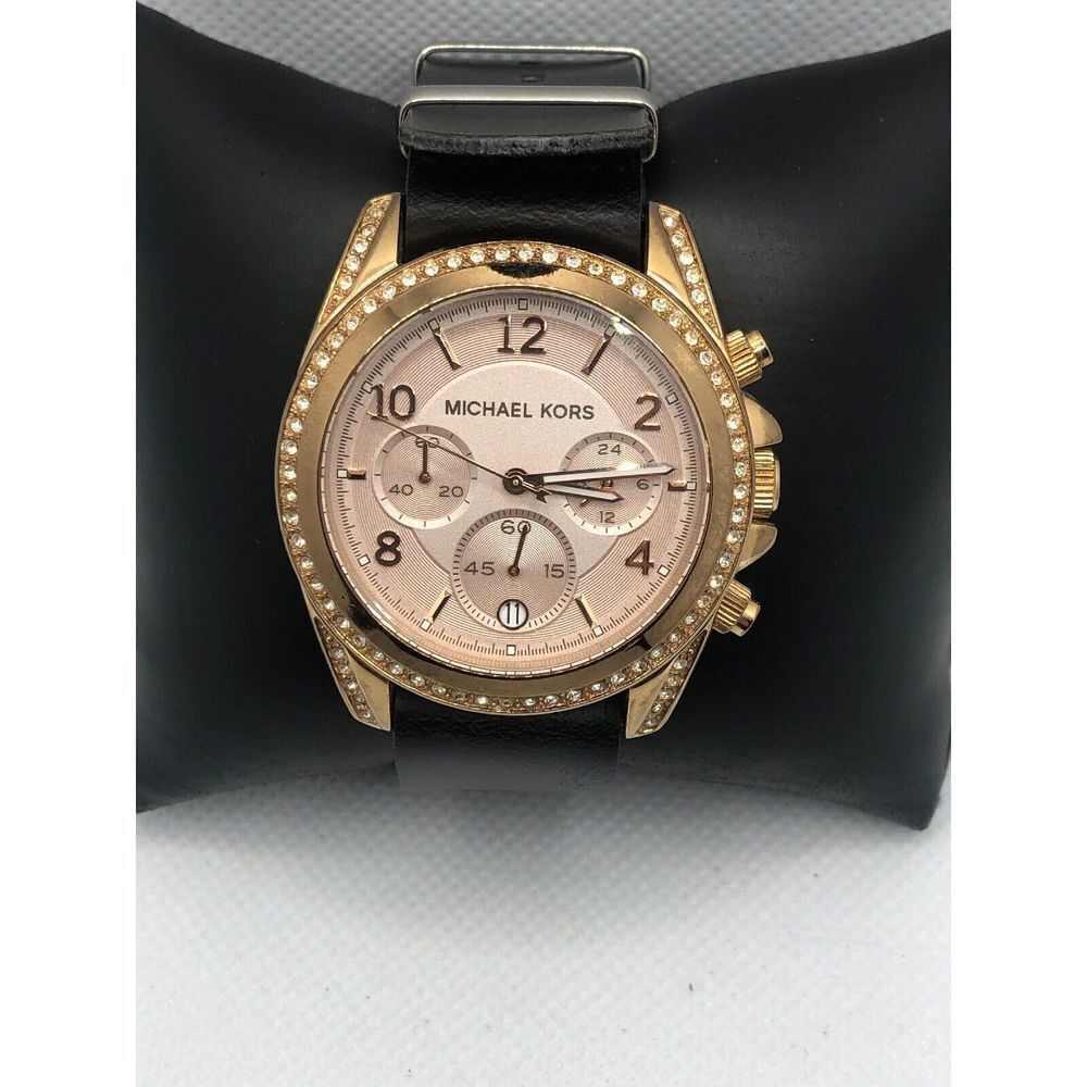 Michael Kors MK5943 Women Stainless Steel Analog Dial Watch W/ Custom Band XX262